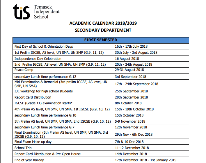 Temasek Independent School Bandung